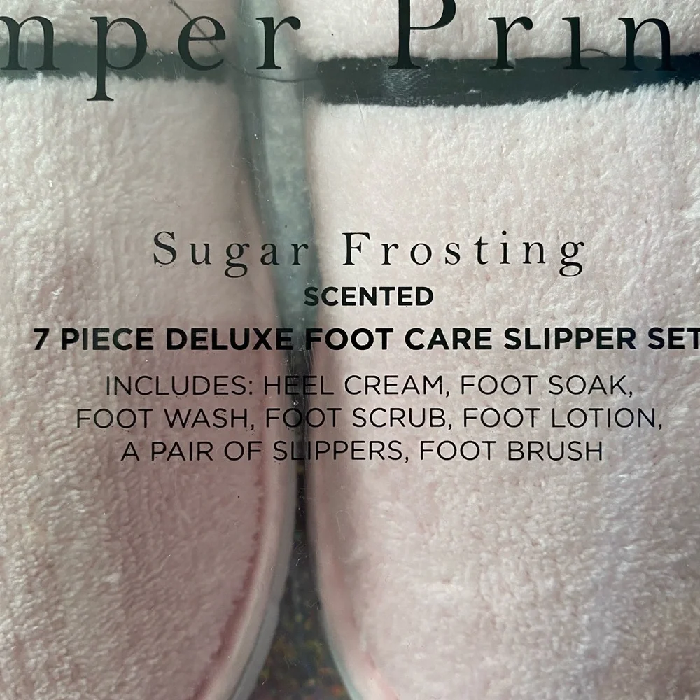 7 Pc Foot Care Slipper Set